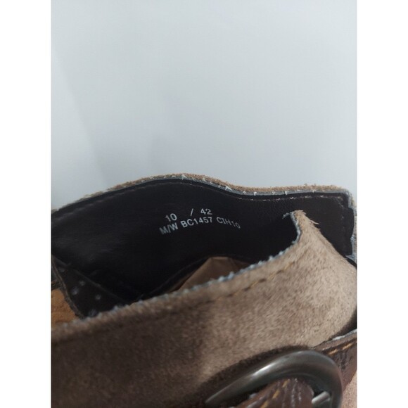 B.O.C Women's Leather Brown Mules Clogs Slip-on Shoes size 10/42 M/W - Picture 8 of 11